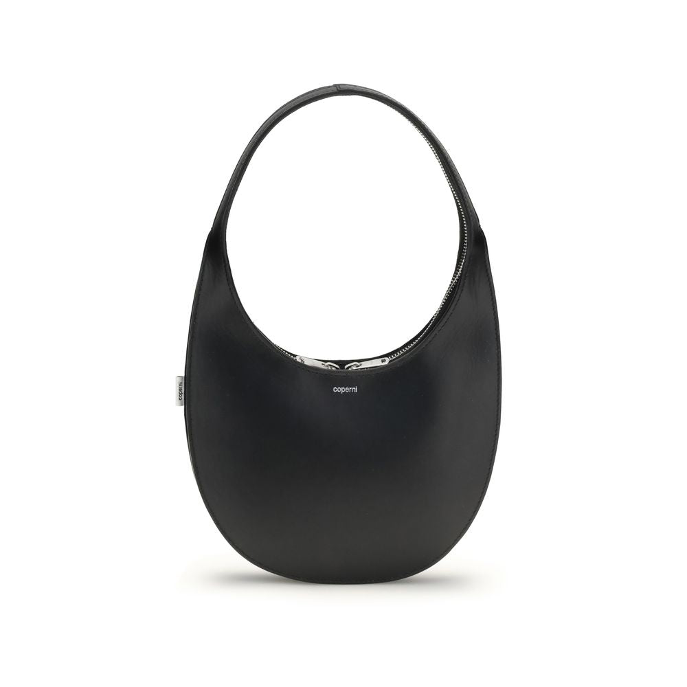 Black Leather Shoulder Bag