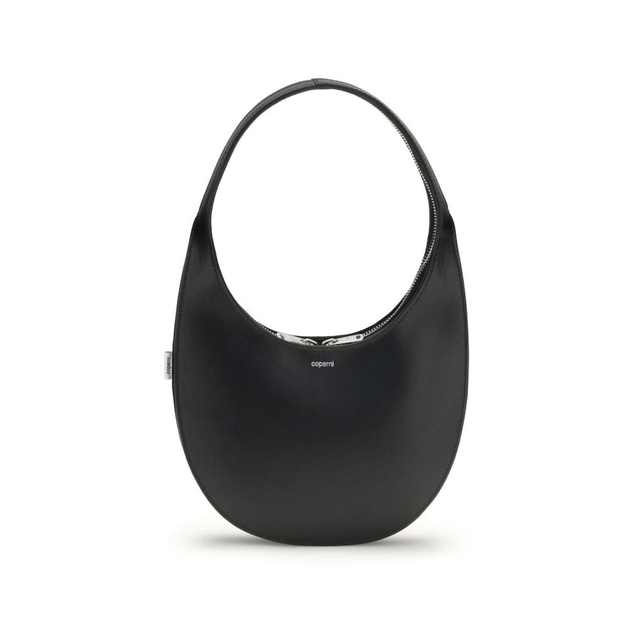 Black Leather Shoulder Bag