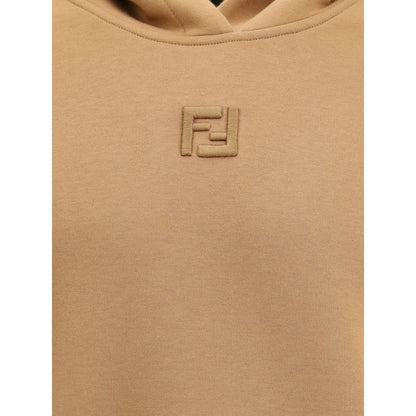 Beige Cotton Sweatshirt