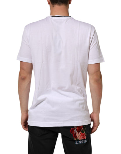 White Sacred Heart Short Sleeve Men T-shirt