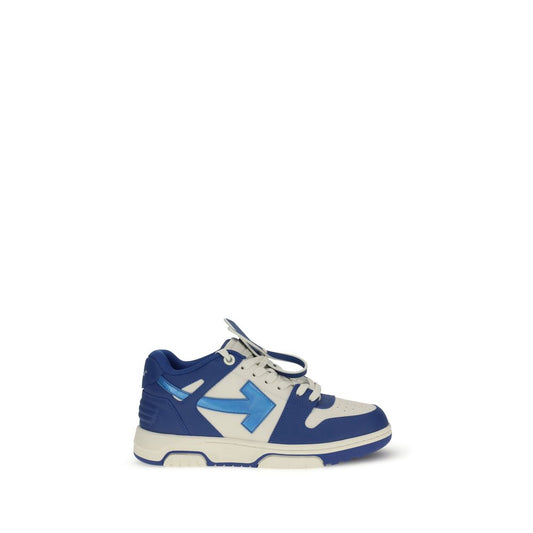Blue Calf Leather Bos Taurus Low Top Sneakers