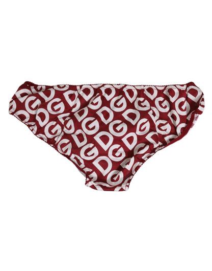 Bordeaux DG Logo Slip Bottom Brief Underwear
