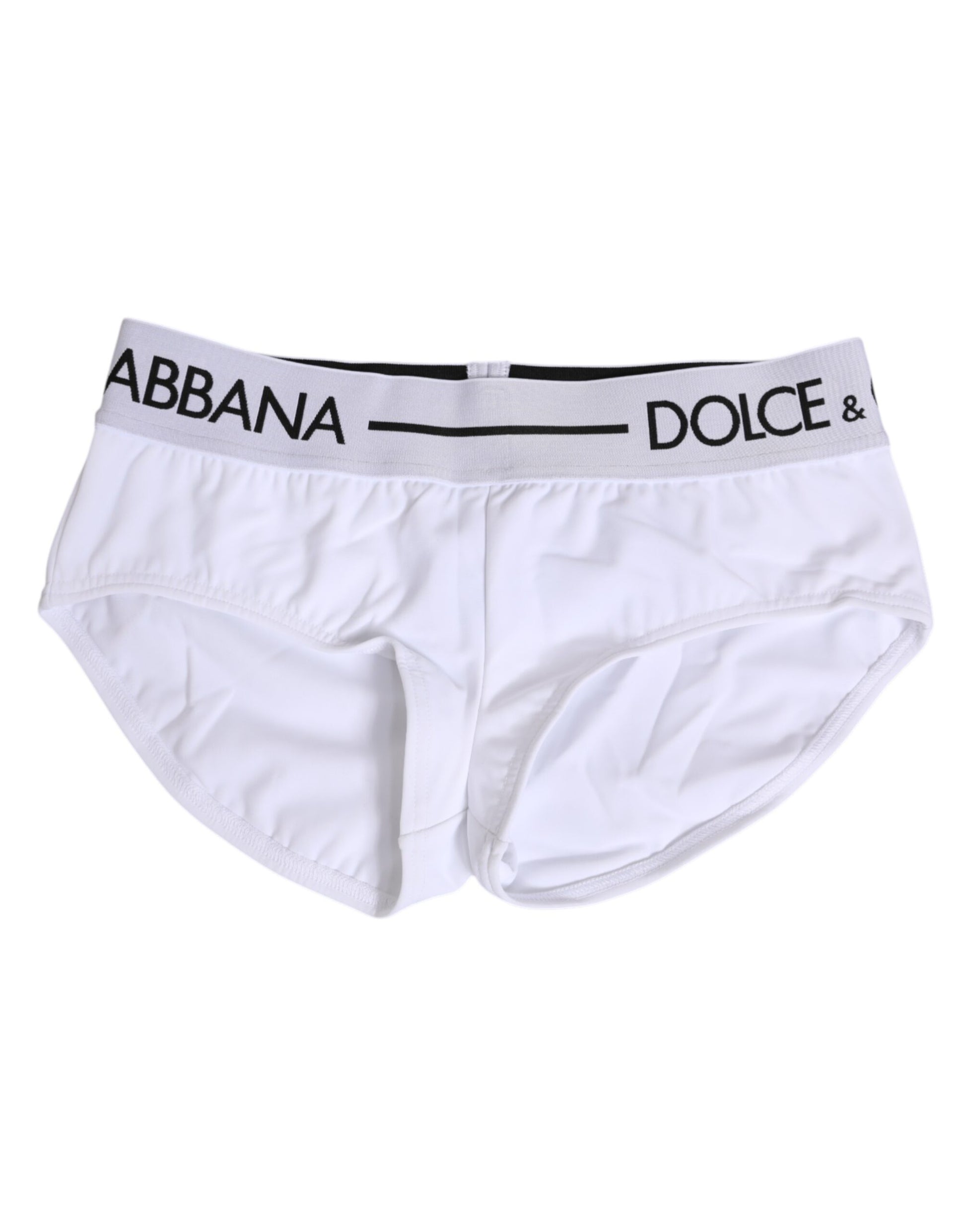 White Nylon Logo Waistband Shorts Underwear