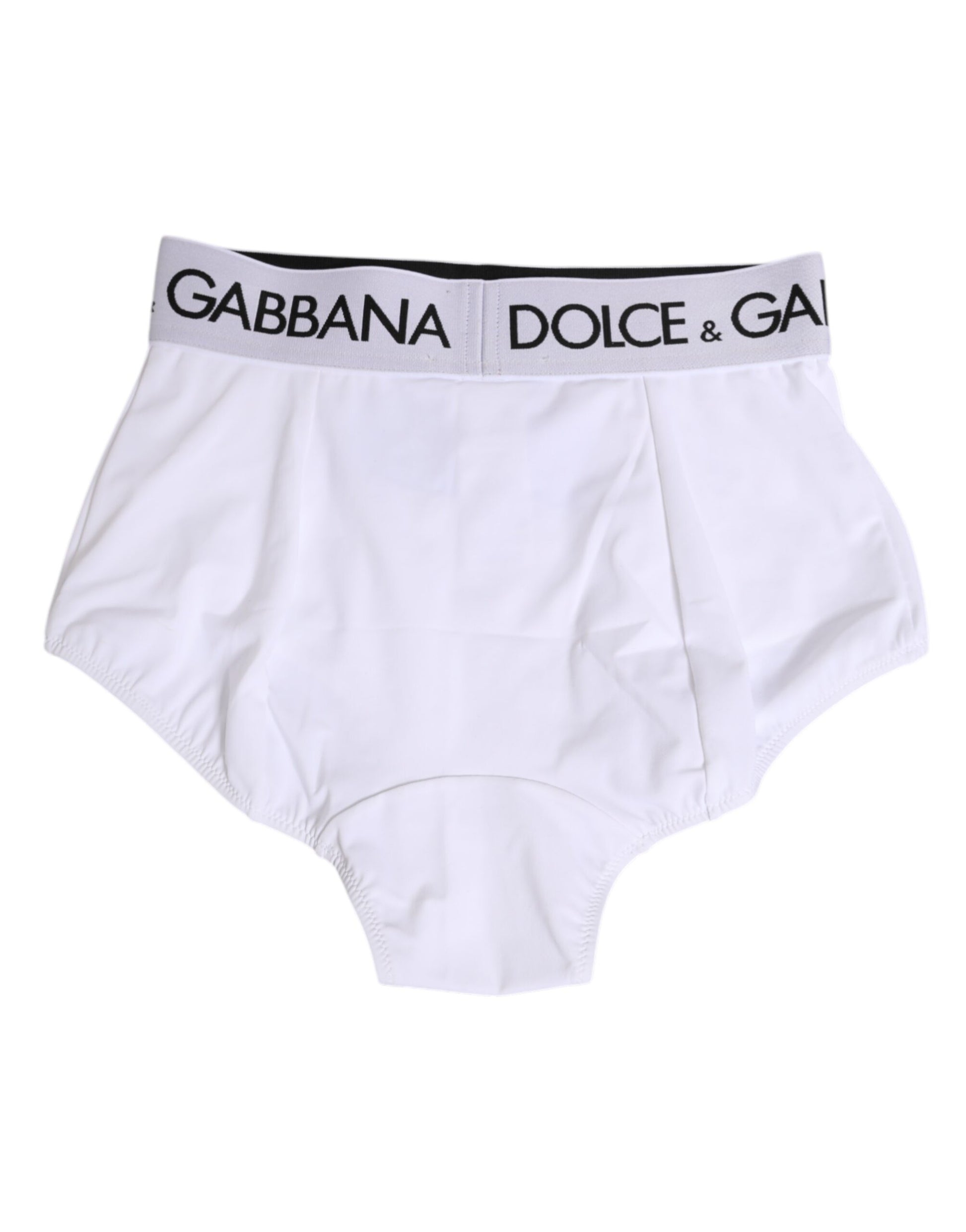 White Nylon Logo Waistband Coulotte Underwear
