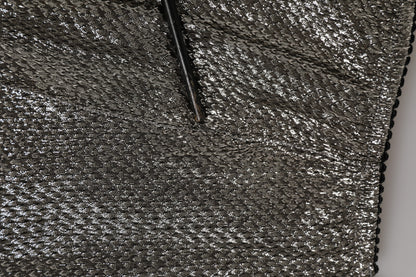 Gray Silk Stretch Slip Girdle Panty Underwear