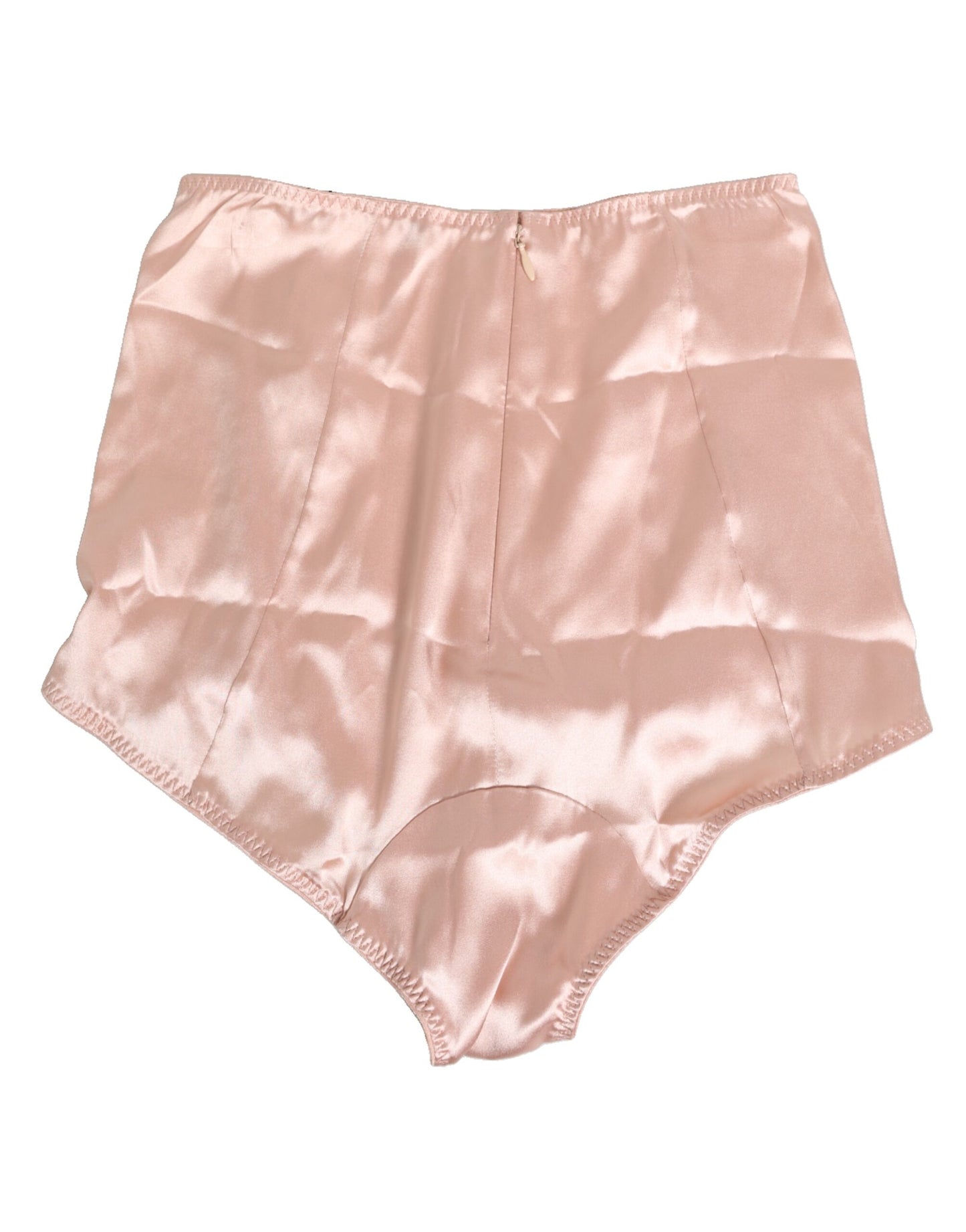 Pink Acetate High Waist Shorts Panty Underwear