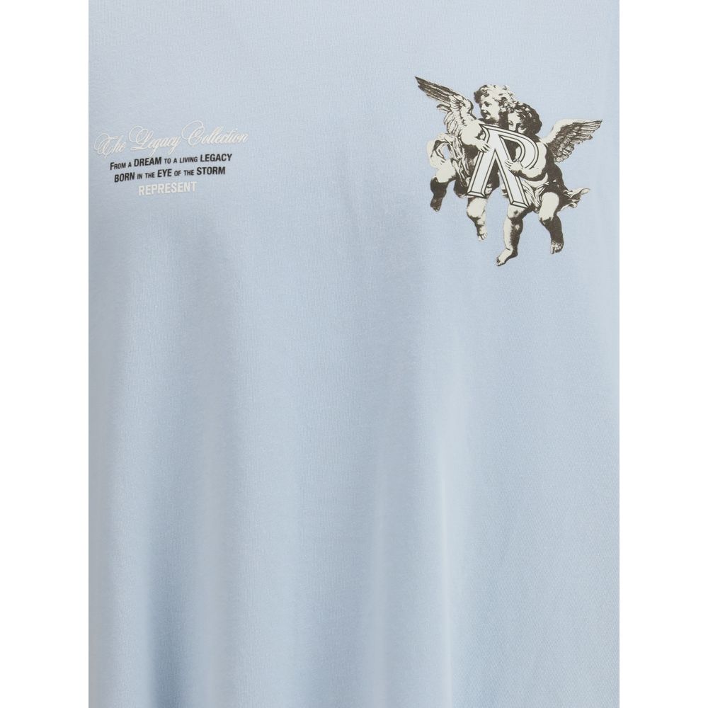 Light Blue Cotton T-Shirt