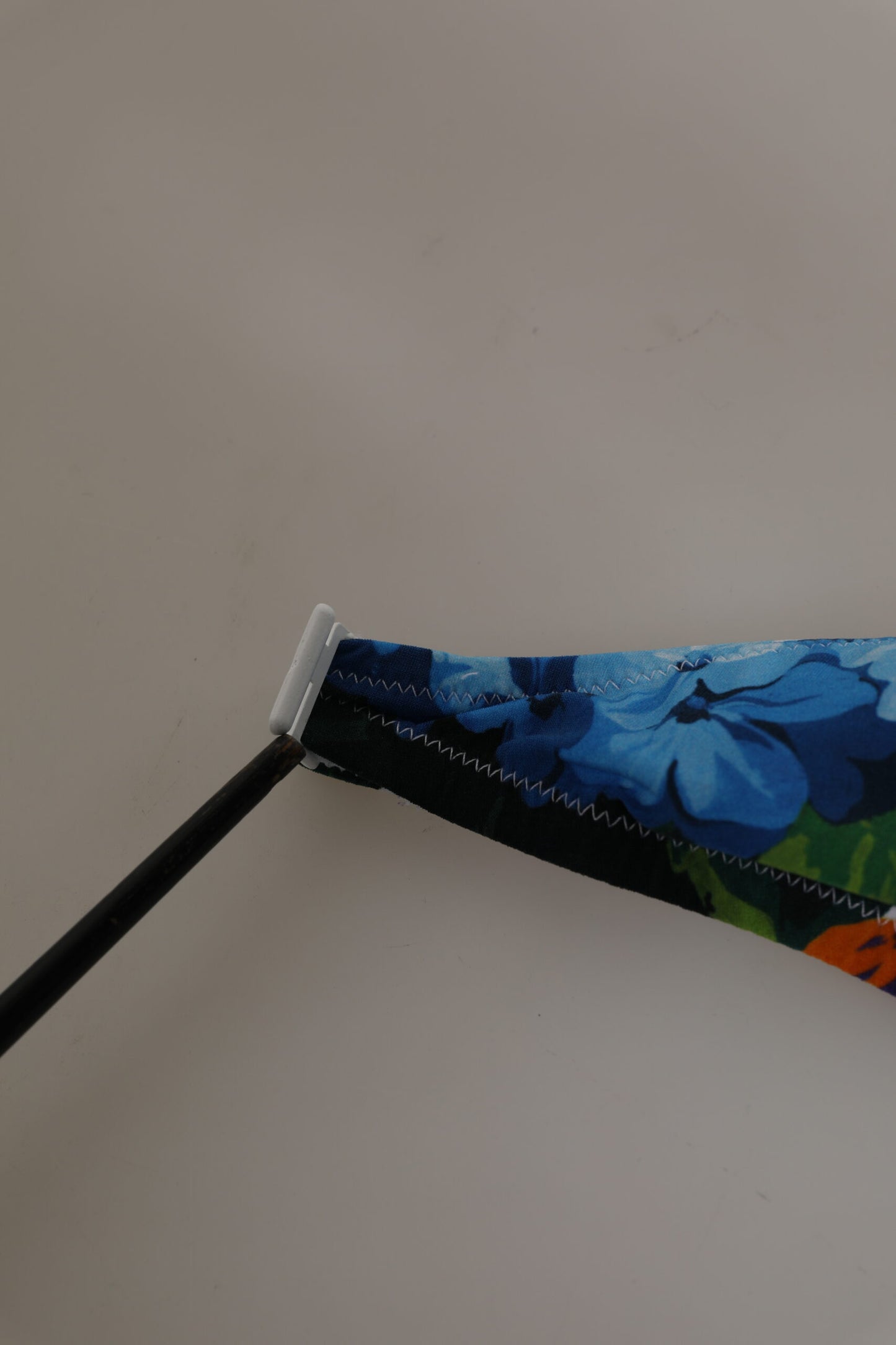 White Floral Swimsuit 2 Piece Top Bottom Swimwear