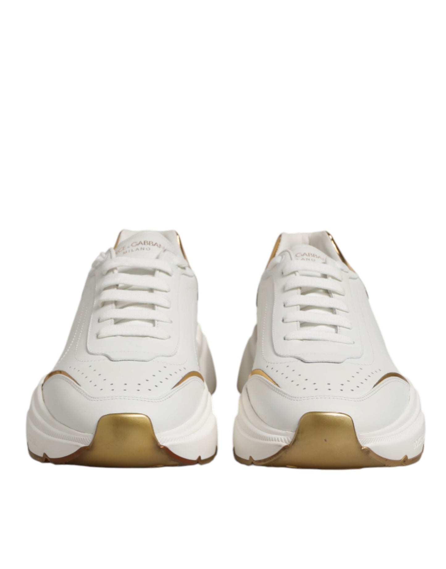 White Gold Daymaster Low Top Sneakers Shoes