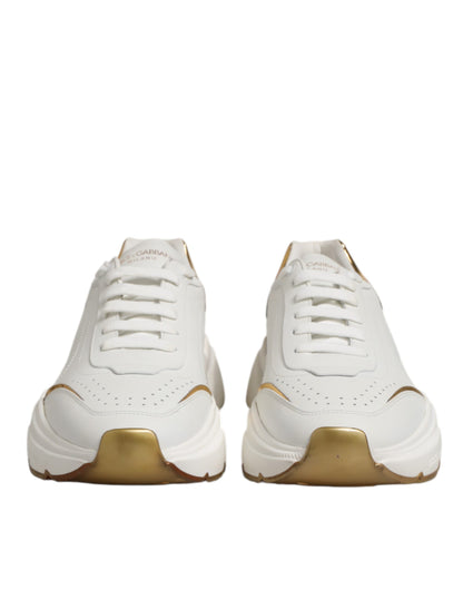White Gold Daymaster Low Top Sneakers Shoes