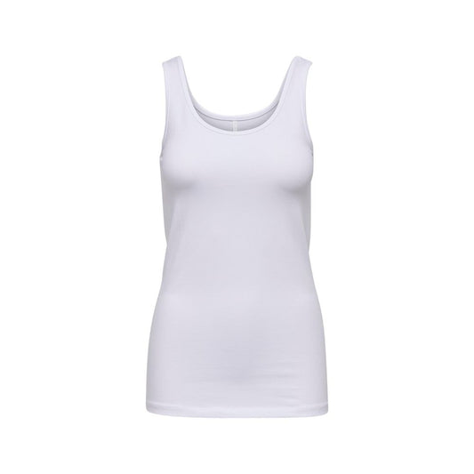 White Cotton Tank Tops