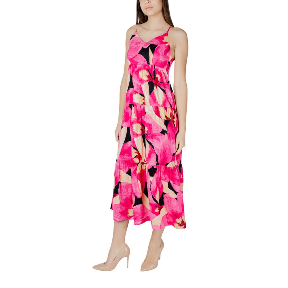 Multicolor Viscose Long Dress