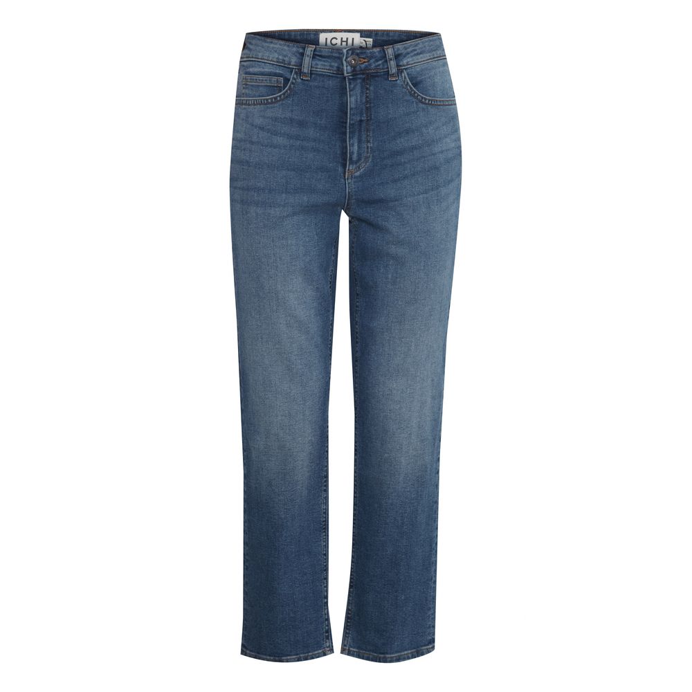 Blue Cotton Mom Jeans
