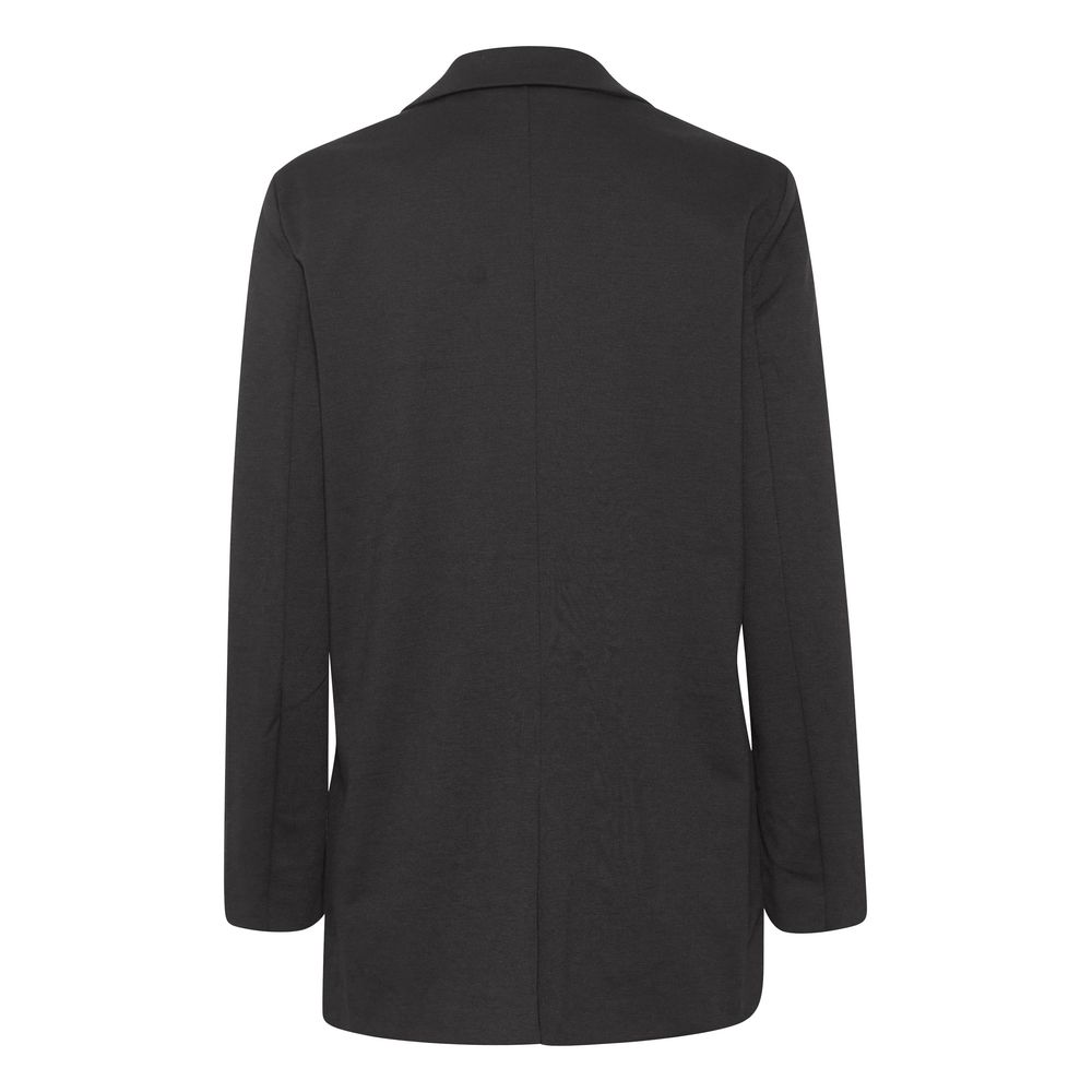Black Recycled Polyester Blazer