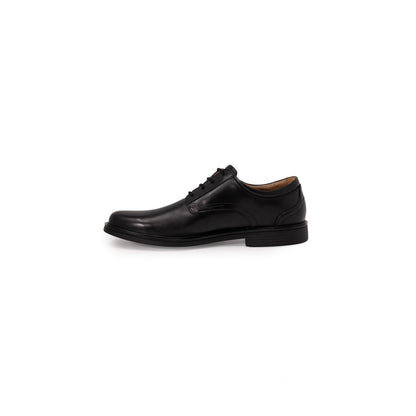 Black Leather Oxfords And Derbies