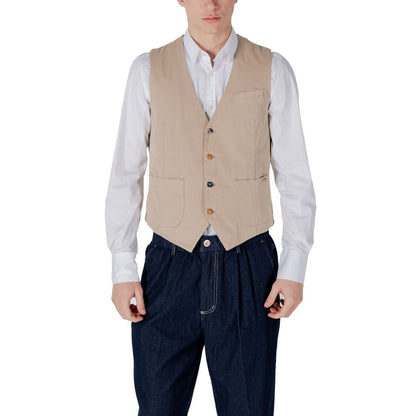 Beige Cotton Suit