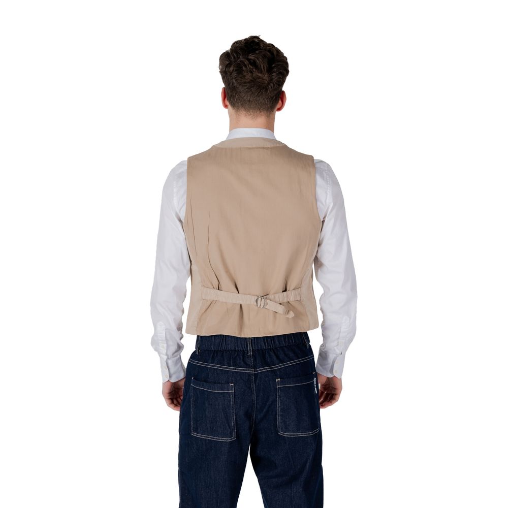 Beige Cotton Suit