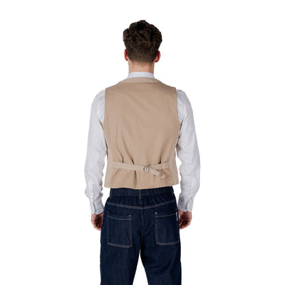 Beige Cotton Suit