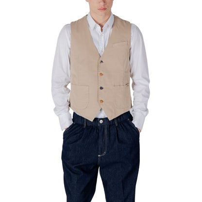 Beige Cotton Suit