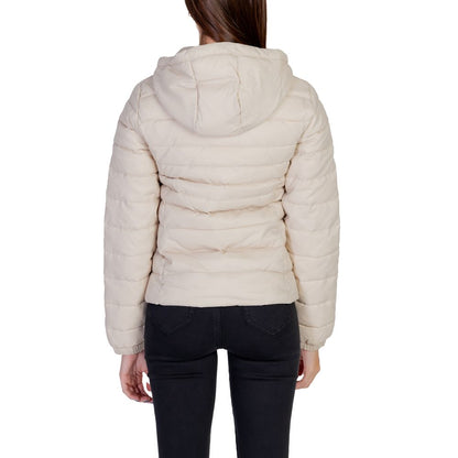 Beige Nylon Shell Jacket