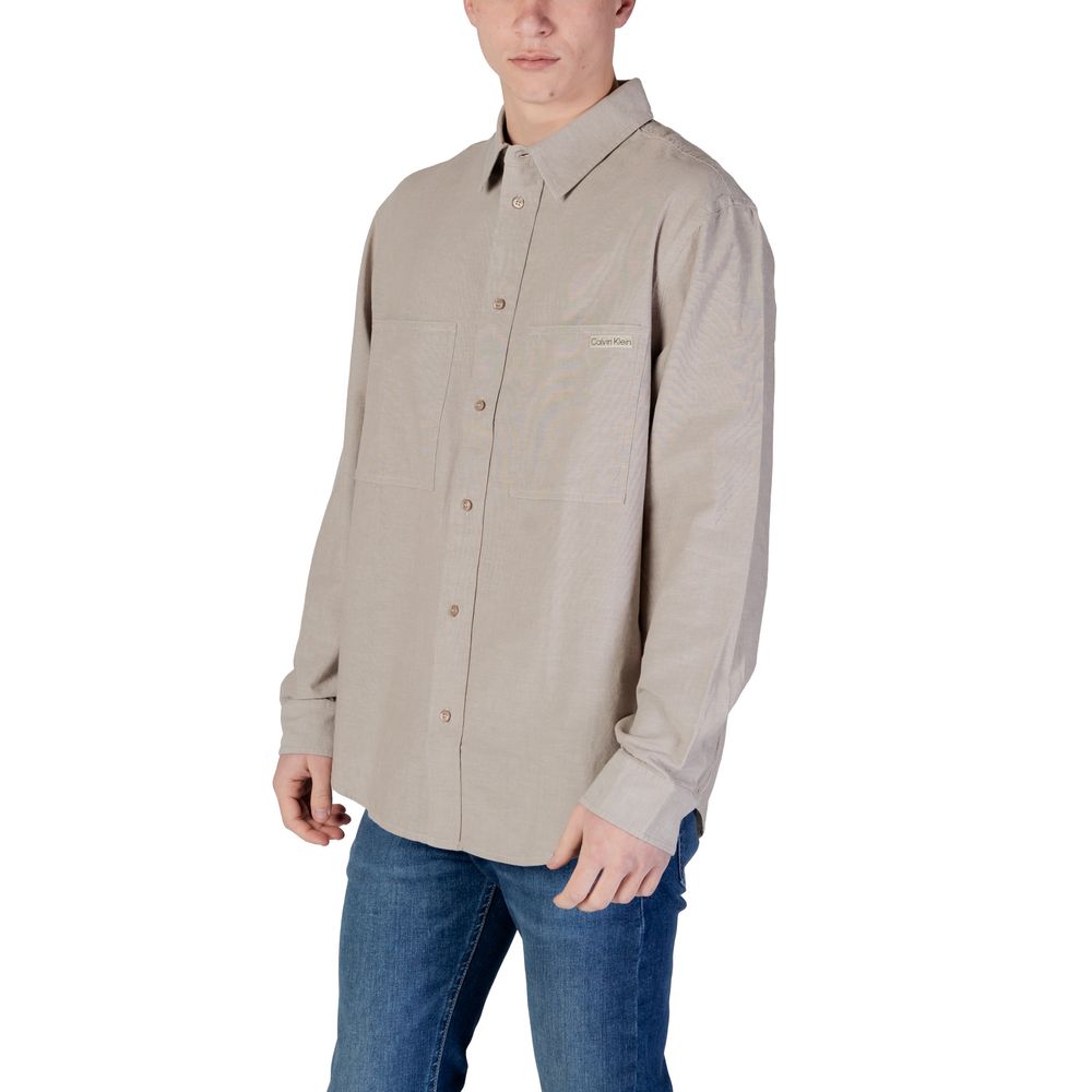 Beige Recycled Cotton Clothing
