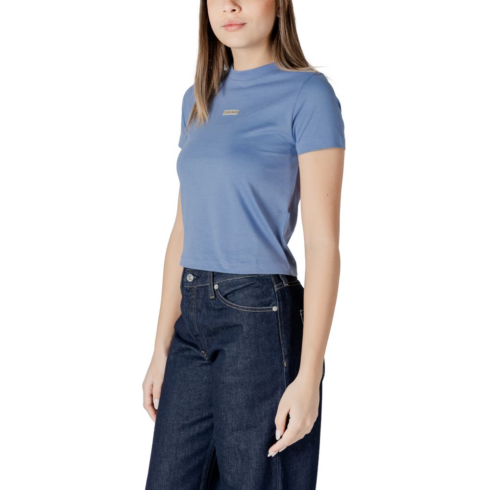 Blue Recycled Cotton Sportswear