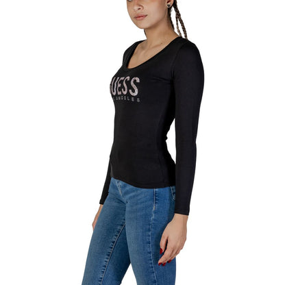 Black Cotton Long Sleeve T-Shirt