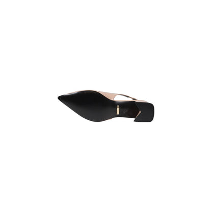 Pink Polyethylene Platform Sandals