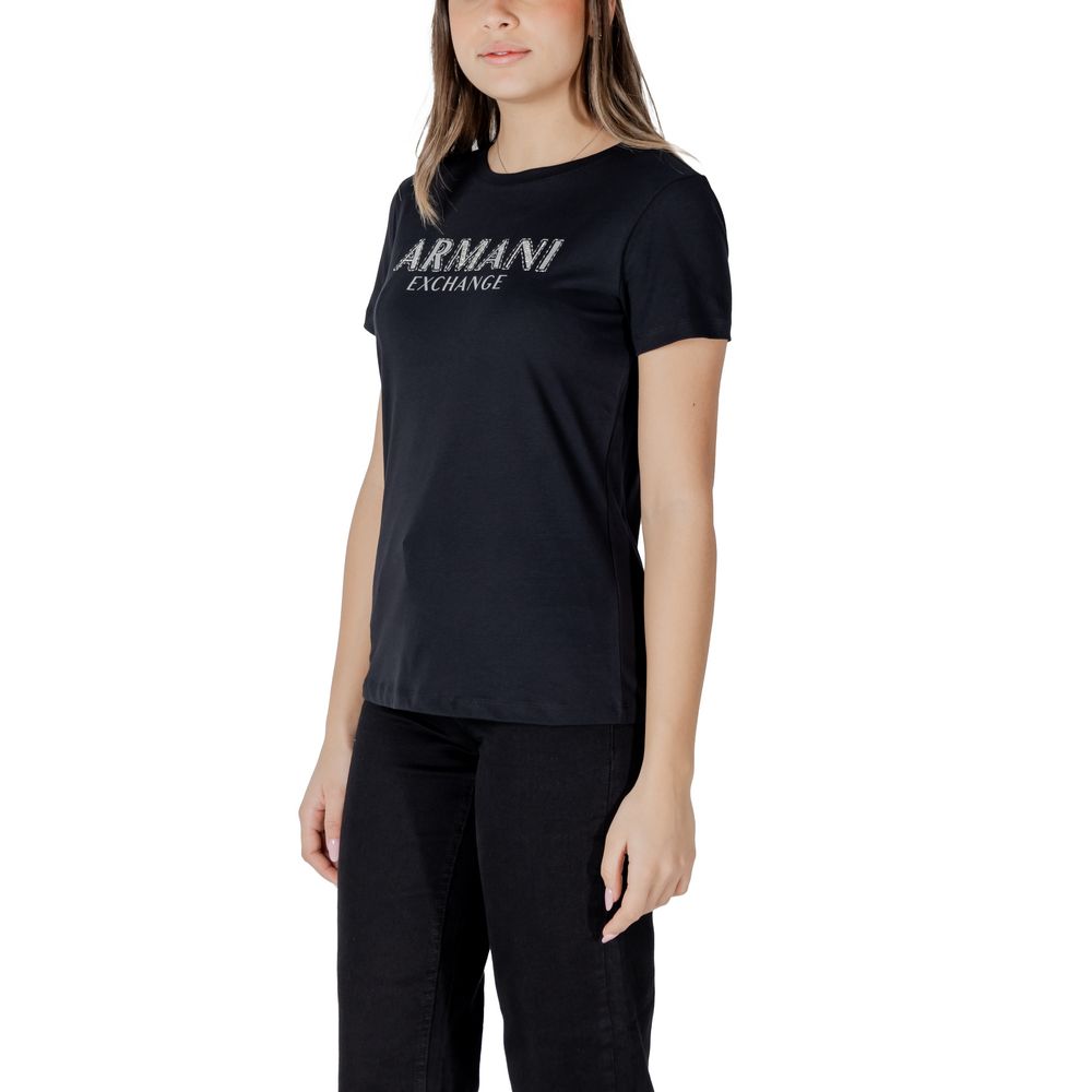 Black Cotton Long Sleeve T-Shirt