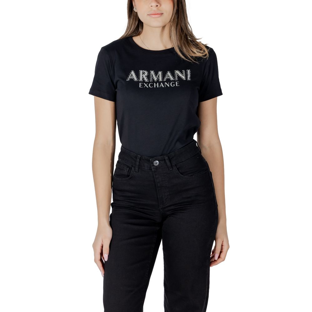 Black Cotton Long Sleeve T-Shirt