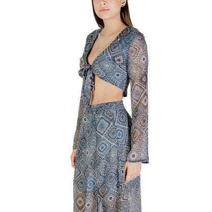 Blue Recycled Polyester Top