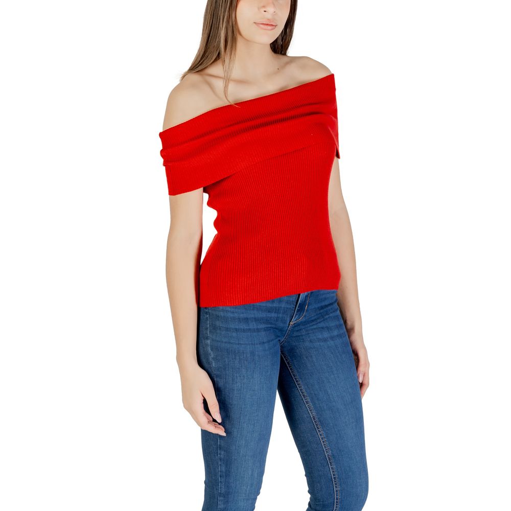Red Polyester T-Shirt