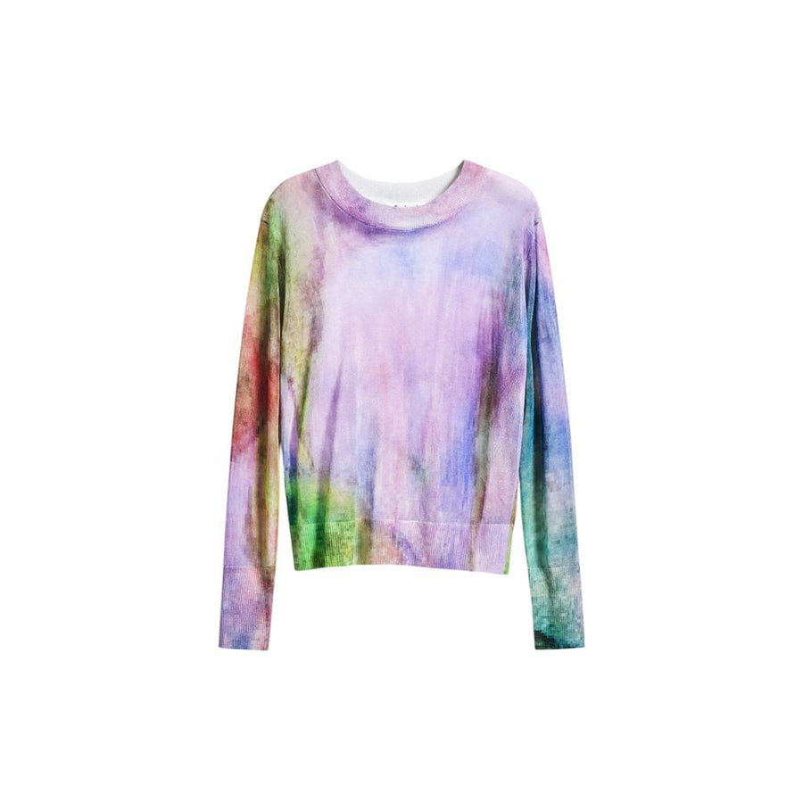 Purple Viscose Sweatshirt
