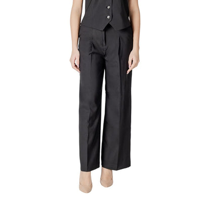 Black Polyester Pant