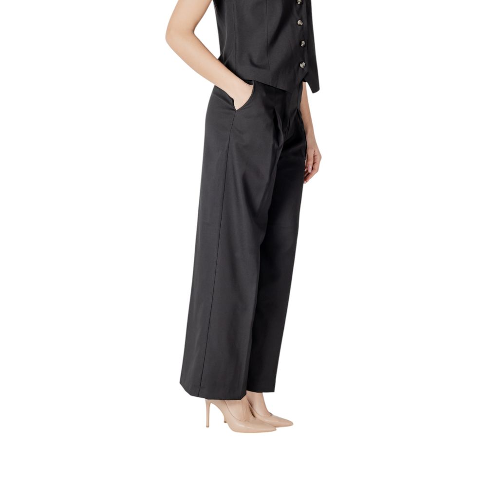 Black Polyester Pant