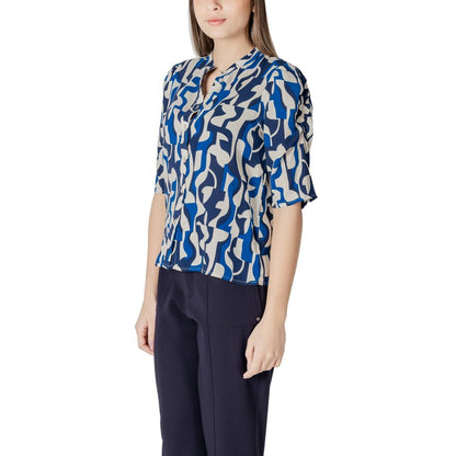 Blue Viscose Blouse