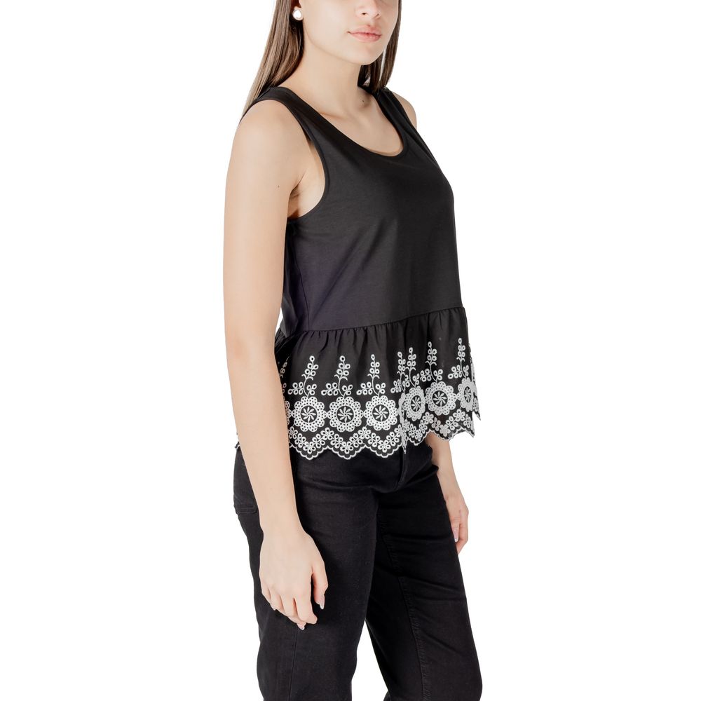 Black Cotton Tank Tops