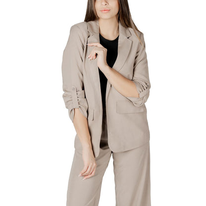 Beige Viscose Blazer