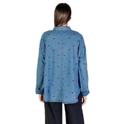 Blue Tencel Blouse