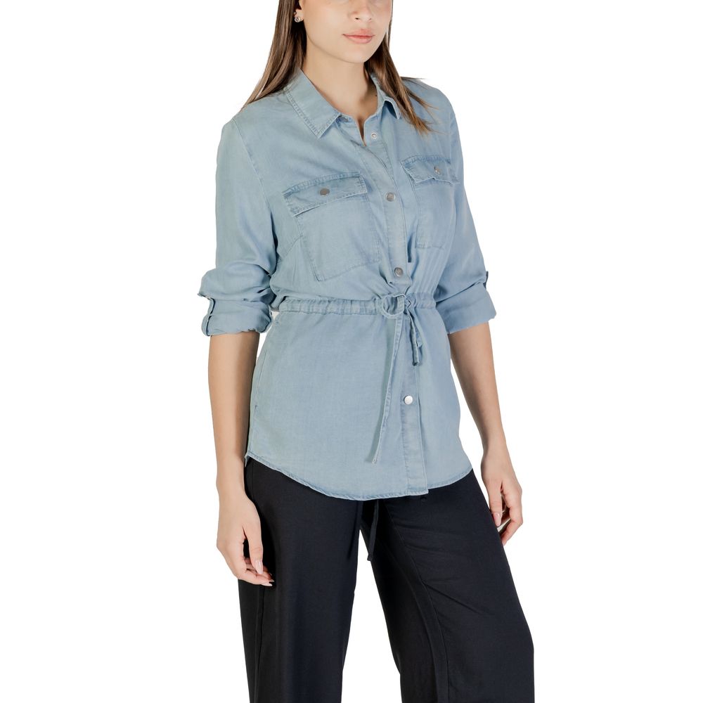 Light Blue Tencel Blouse