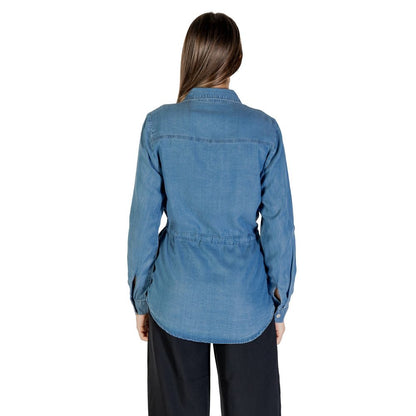 Blue Tencel Blouse