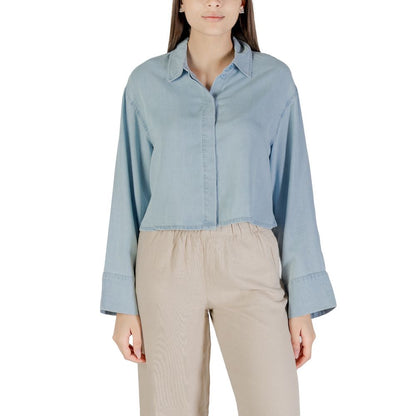Light Blue Lyocell Blouse