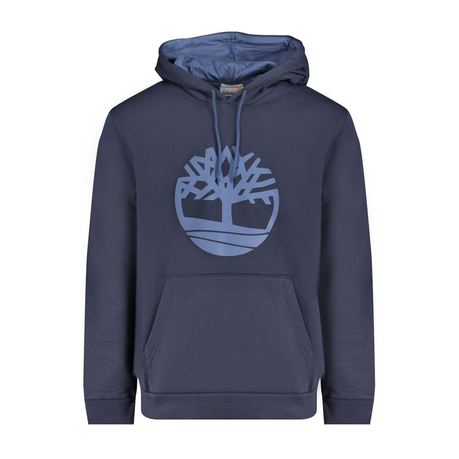 Blue Cotton Men's Hoodie
