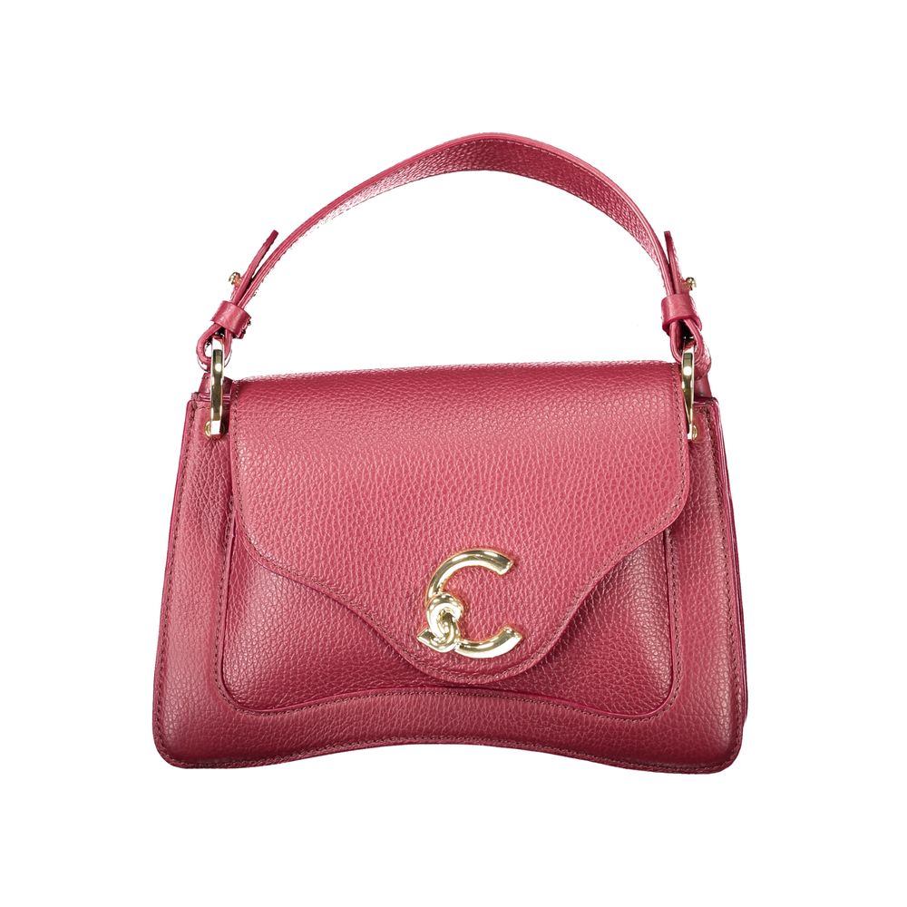 Red Leather Women Handbag