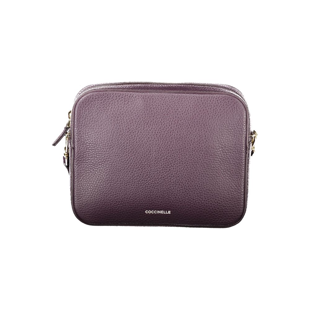 Purple Leather Women Handbag