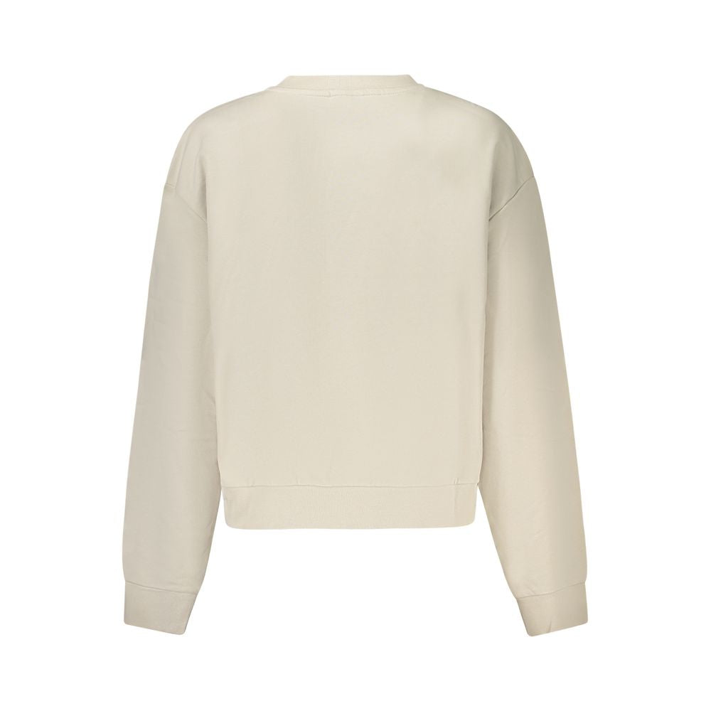 Beige Cotton Women Sweater
