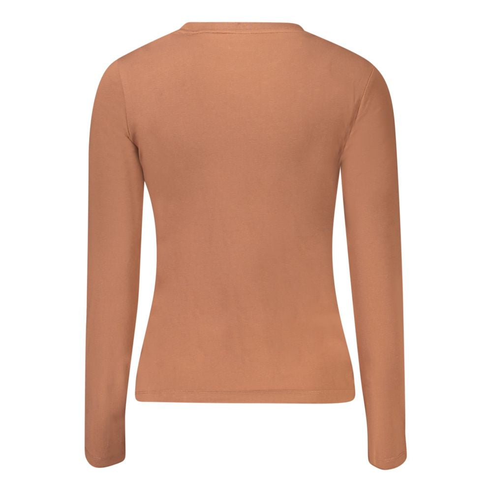 Brown Cotton T-Shirt