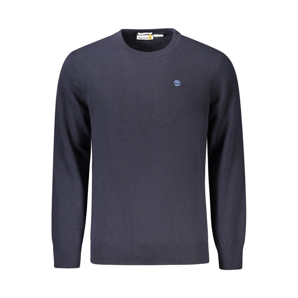Blue Wool Men Sweater