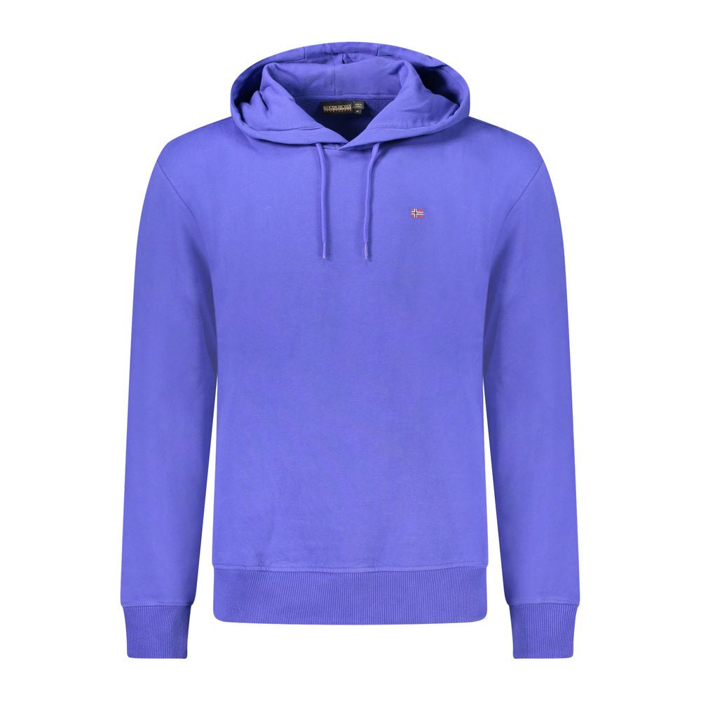 Blue Cotton Mens Sweatshirt