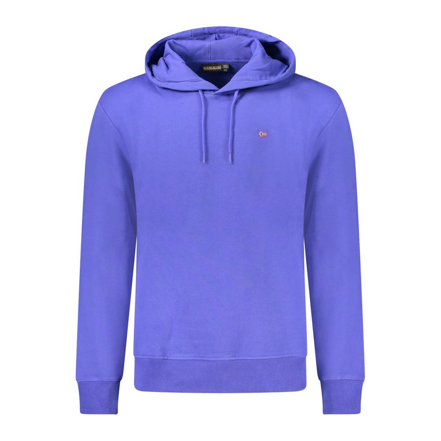 Blue Cotton Mens Sweatshirt